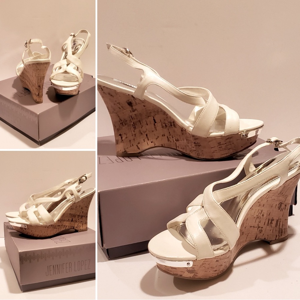 Jennifer Lopez Wedge Heel Sandals